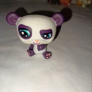 Littlest Pet Shop Authentic Specisl Edition #822 Purple and White Panda